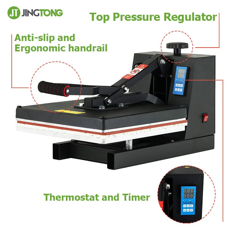 15x15 inch DIY Digital Heat Presses 1400W Industrial Heat Transfer Machine for T-Shirt, Mouse Pad, Canvas Bags