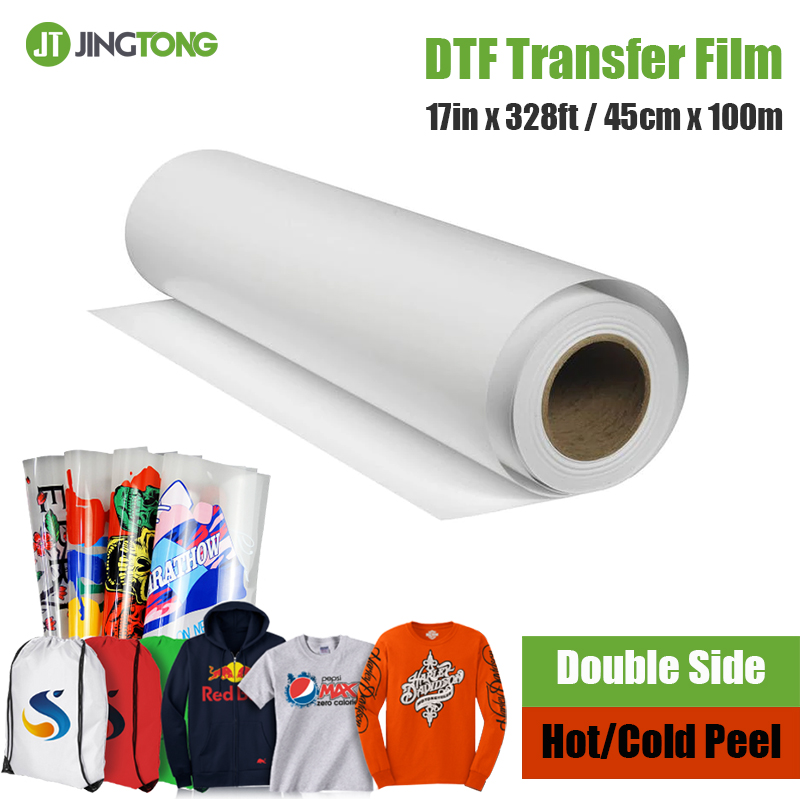 17in x 328ft Direct Transfer Film Premium Single Sided DTF Paper Roll for Inkjet Printers