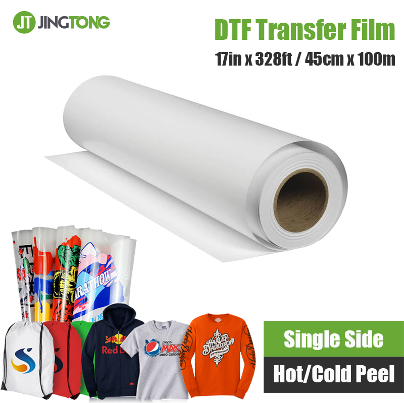 45cm Personalised T Shirt Transfers Paper Double-Side Hot Cold Peel DTF Film Roll Wholesale