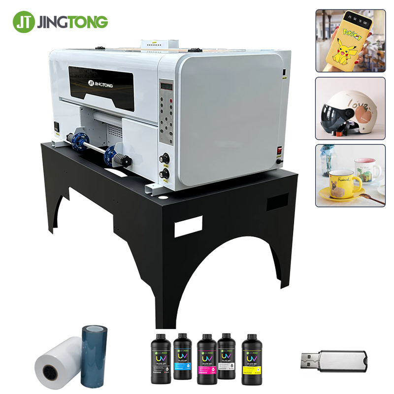 Desktop A3 Roll to Roll UV DTF Printer Crystal Sticker Printing Machine with XP600 Head