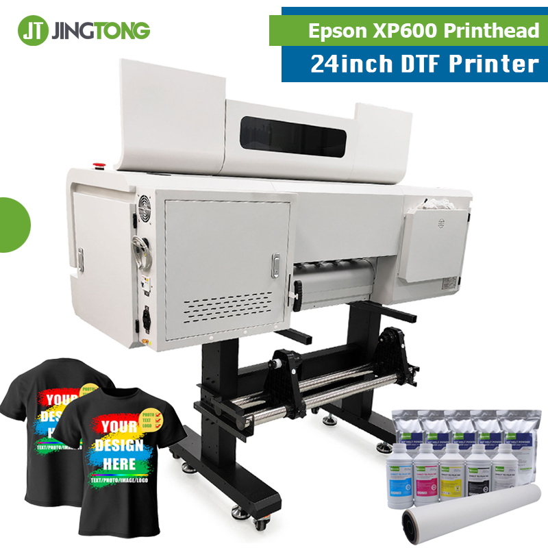 60CM Digital T Shirt Printing Machine Commercial Direct to Film Printer with XP600 Printhead