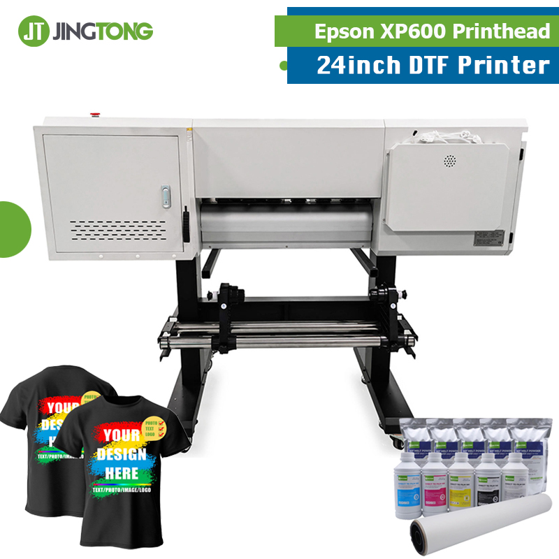 60CM Digital T Shirt Printing Machine Commercial Direct to Film Printer with XP600 Printhead