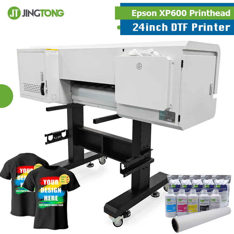 60CM Digital T Shirt Printing Machine Commercial Direct to Film Printer with XP600 Printhead