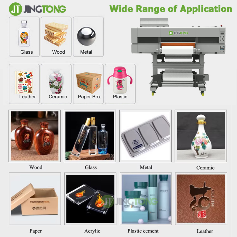 A1 Size UV DTF Printers All in One Roll to Roll Sticker Label Printing Machine with Laminator