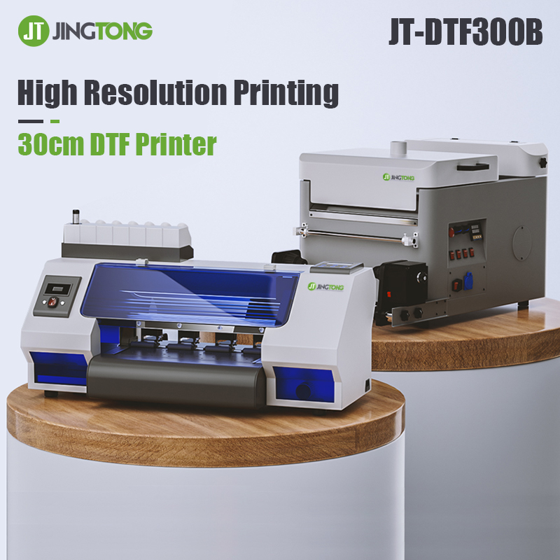 Dual XP600 Printhead A3 T Shirt Printer PET Film Roll to Roll Printing Machine with 7 Colors DTF Ink System