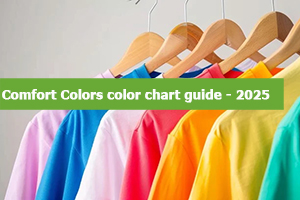 Comfortable Colors color chart guide for Your DTF Clothes Printing Business (2025)