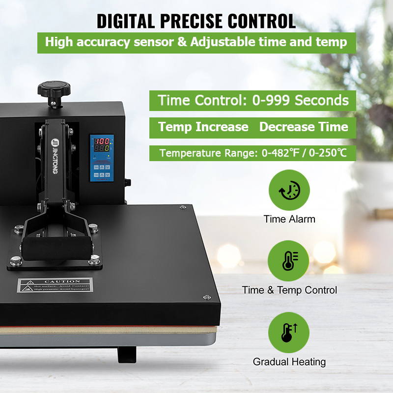 16*24 inch Fast Heating Heat Press Machine 40x60 cm Clamshell Sublimation Transfer Printing