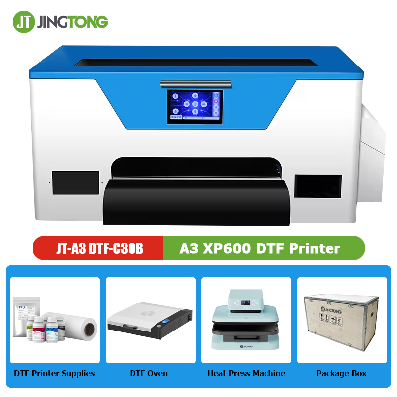 Epson XP600 Desktop Inkjet A3 DTF Pet Film Printer Machine to Make Custom T-Shirts Clothes