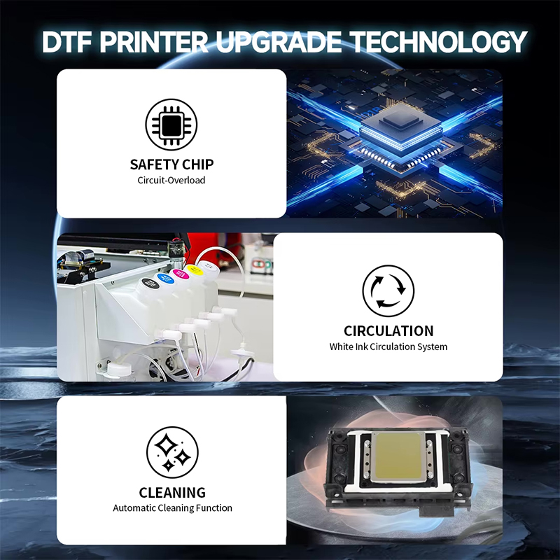 High Transfer Rate A3 Plus Desktop DTF Printer XP600 Head T Shirt Printing Machine