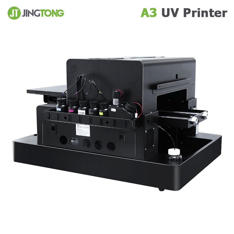 Automatic A3 L805 UV Flatbed Cylinder Printer UV DTF Transfer Stickers Printing Machine