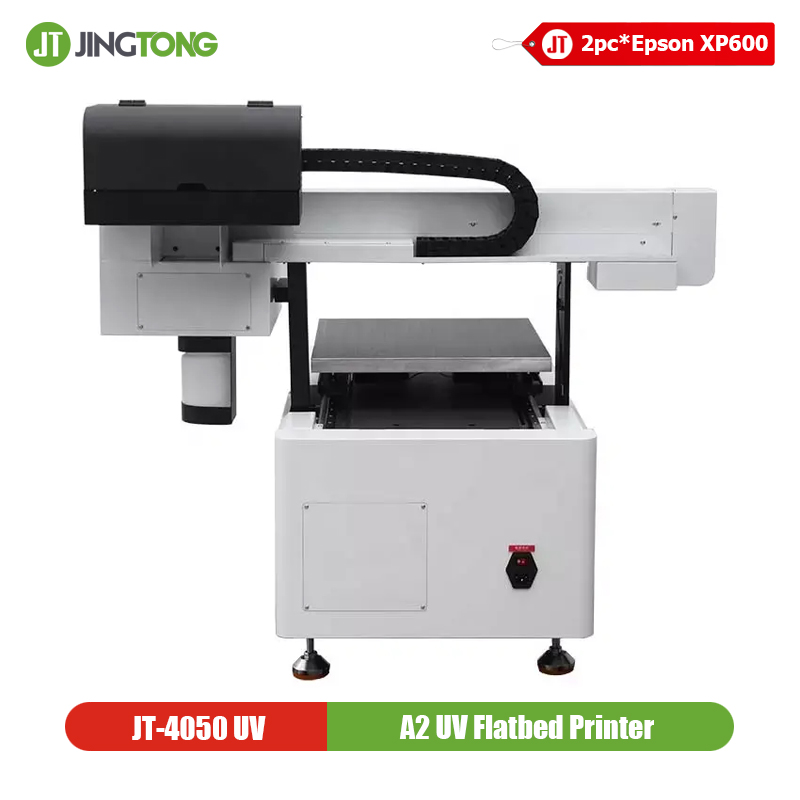 Dual XP600 A2 UV Printer 4050 Cup Wraps UV Flatbed Printing Machine for Wood, Metal, Tumbler