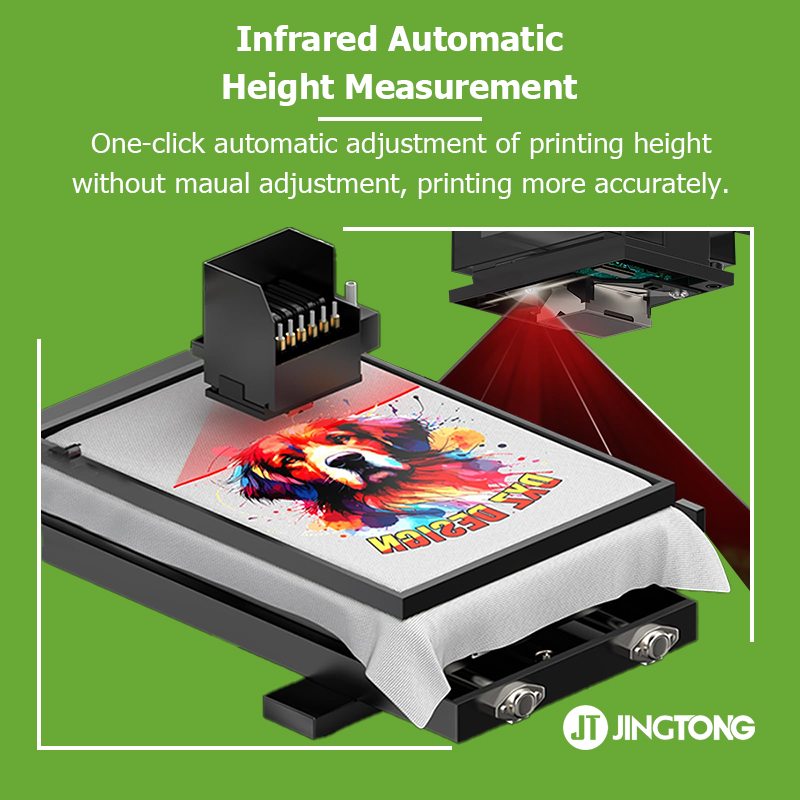 Desktop A3 DTG Printing Machine Custom T-Shirt Direct to Garment Printer with L805 Head