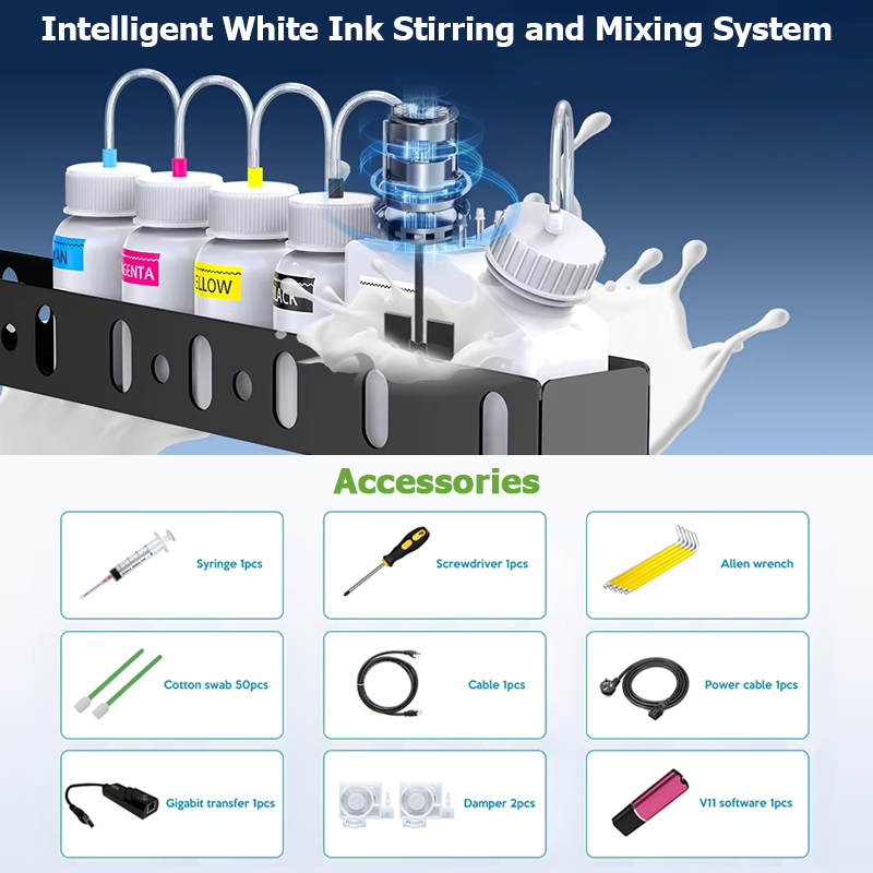 Desktop A3 DTG Printing Machine Custom T-Shirt Direct to Garment Printer with L805 Head