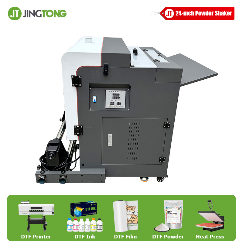 24inch Vertical DTF Automatic Roll Powder Shaker Machine DTF Oven and Dryer