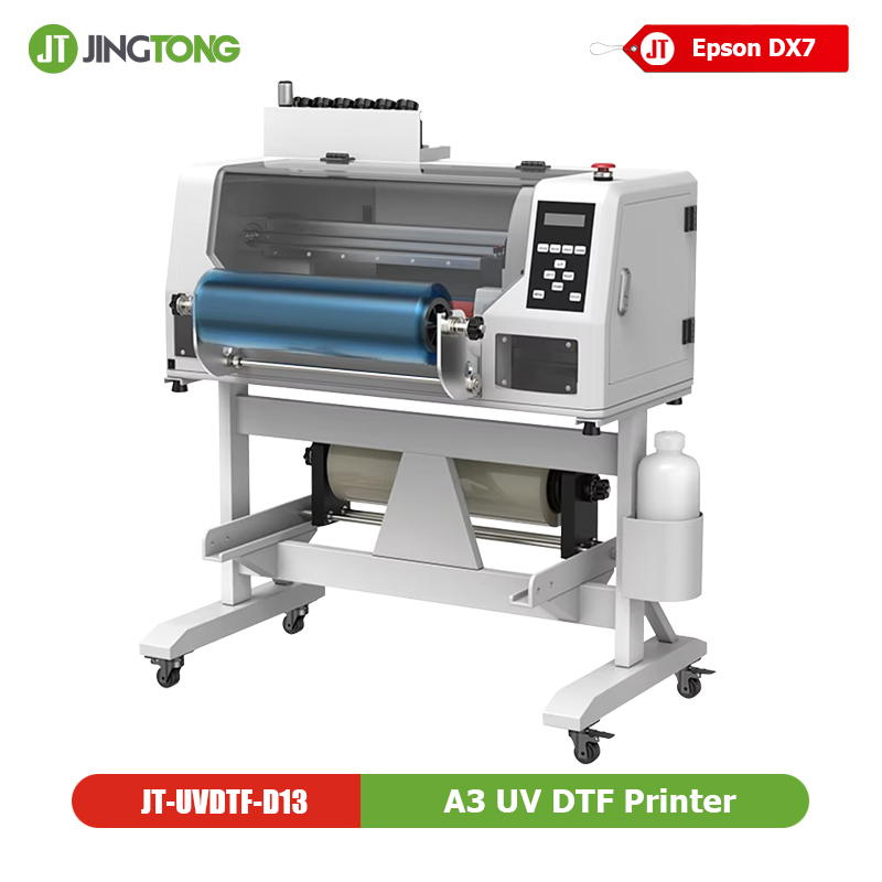 A3 UV DTF Printer 2 in 1 Prints Lamination Varnish Transfer Film Sticker Printing Machine