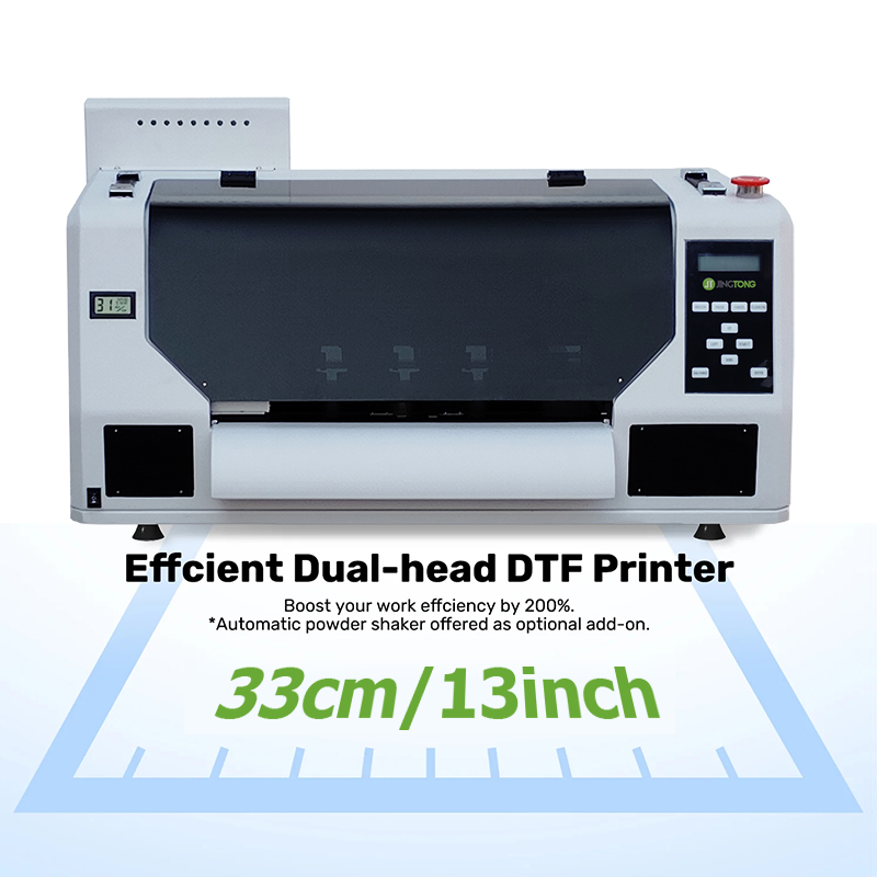 A3+ Dual XP600 Head DTF Printer T-shirt Transfer Printing Machine with Powder Shaker