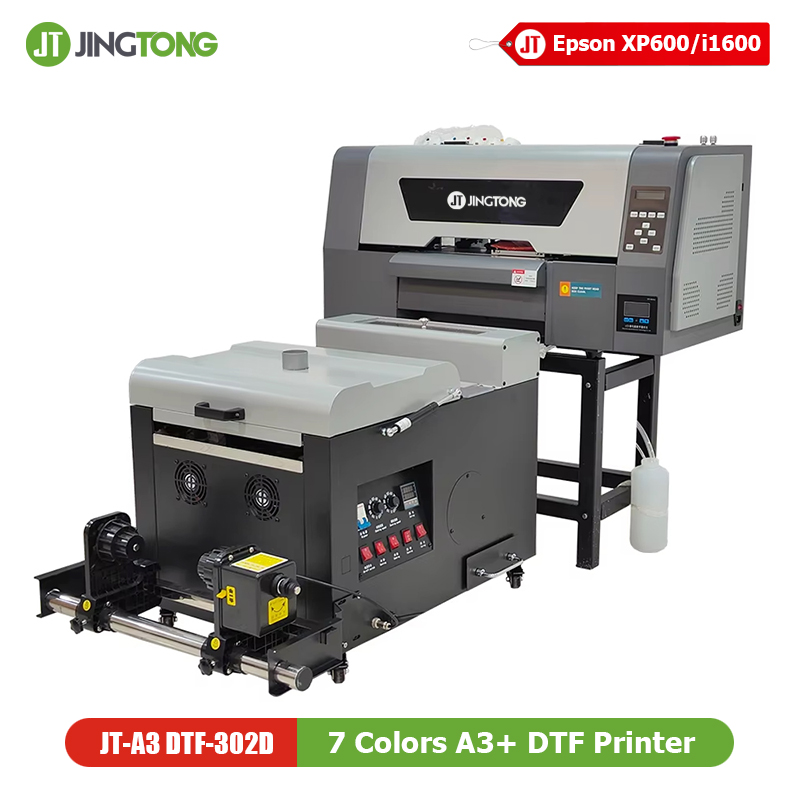 7-Color A3 Roll to Roll DTF Printer Epson XP600 or i1600-A1 High-Quality T-Shirt Printing Machine