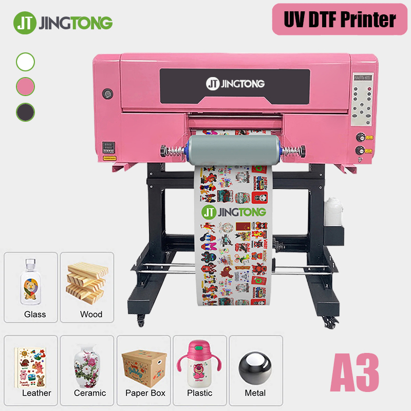 Small Digital A3 Roll To Roll UV DTF Printer Sticker Printing Machine with Epson XP600 Heads