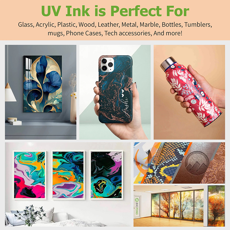 High Quality Universal UV Curable Ink Wide Compatibility for UV and UV DTF Printers