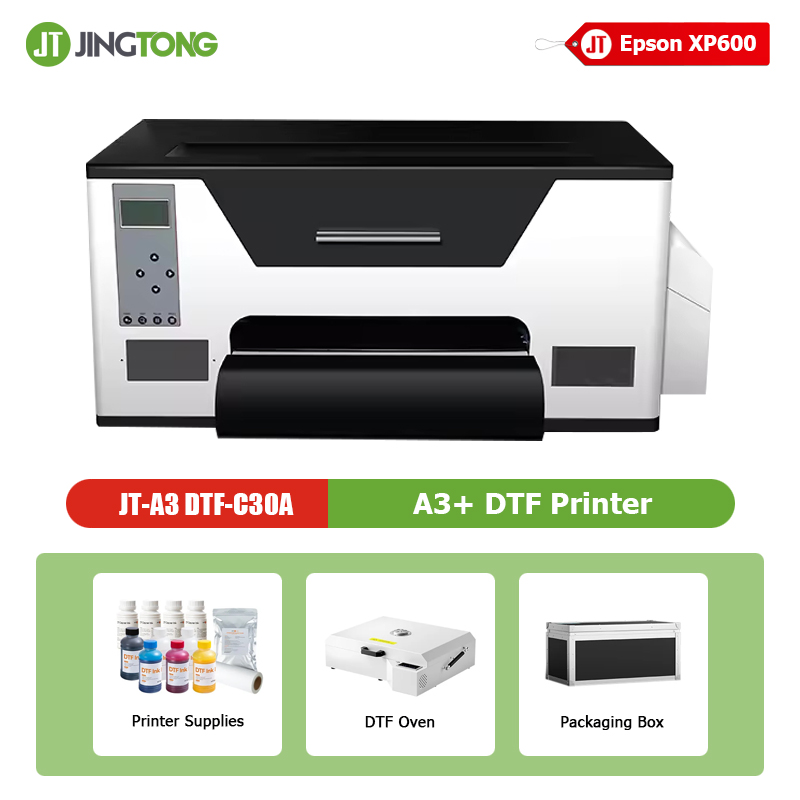 A3 DTF Direct to Film Printer XP600 Digital Heat Transfer T-shirt Printing Machine