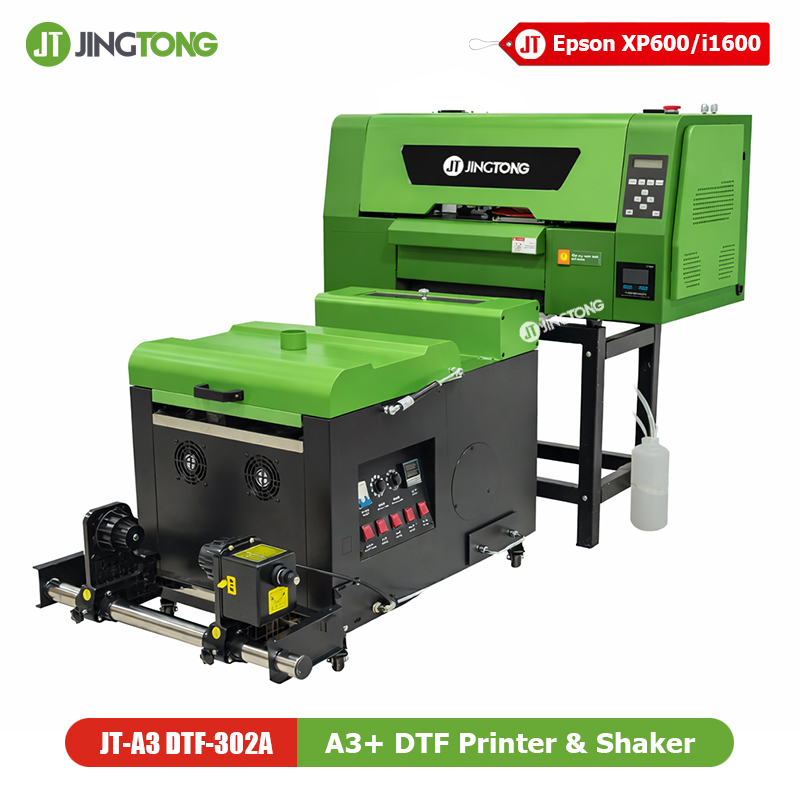 A3 Roll-to-Roll DTF Transfer  Printer and Shaker Epson XP600, i1600 High Precision T-Shirt Printing Machine