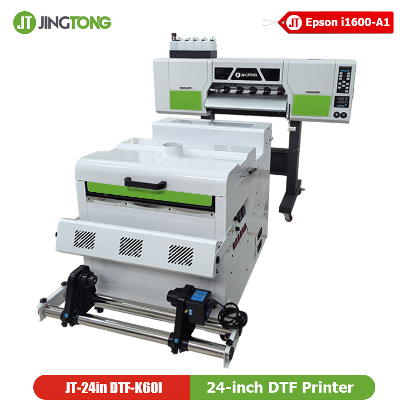 24 inch Direct to Film Printing Machine Heat Transfer Pet Film A1 DTF Printer with Dual Epson i1600