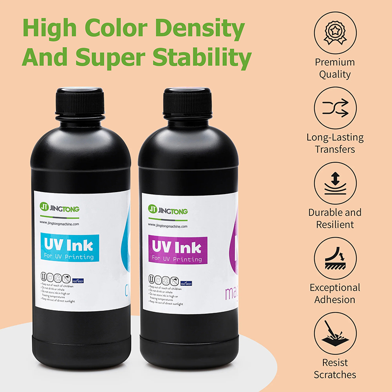 High Adhesion LED UV Curable Ink for Flatbed UV Printer and Roll-to-Roll UV Printing Machine