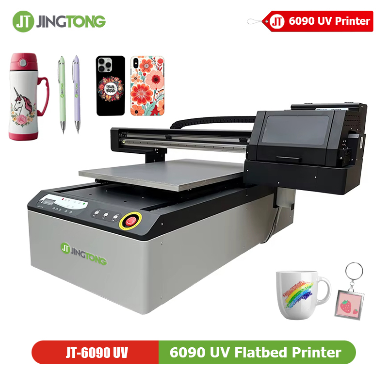Super Performance 6090 UV Led Flatbed Printer with Epson XP600 i1600 i3200 Print Heads