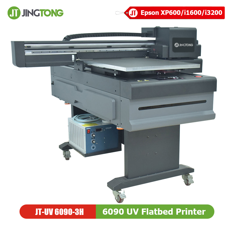 High-End Desktop AI Vision Positioning 6090 UV Flat Bed Printers UV LED Digital Printing Machine