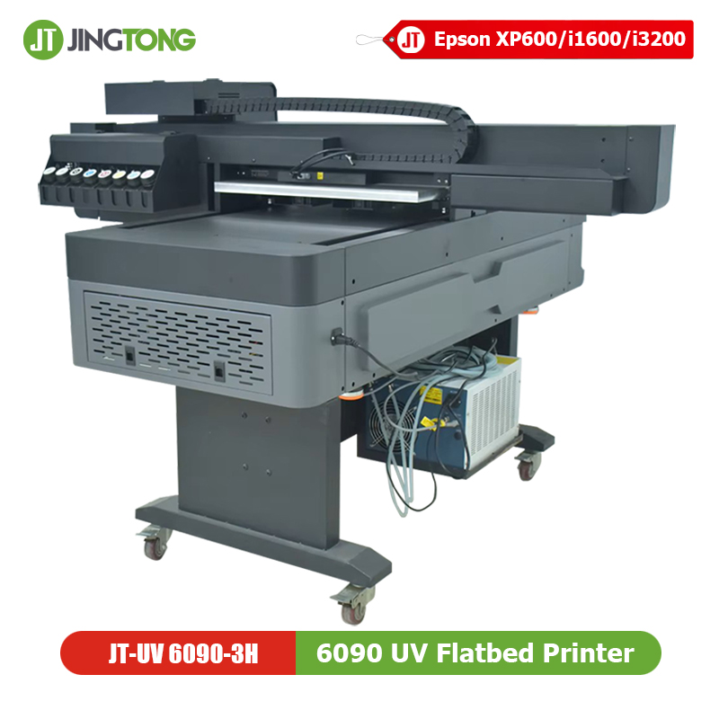 High-End Desktop AI Vision Positioning 6090 UV Flat Bed Printers UV LED Digital Printing Machine