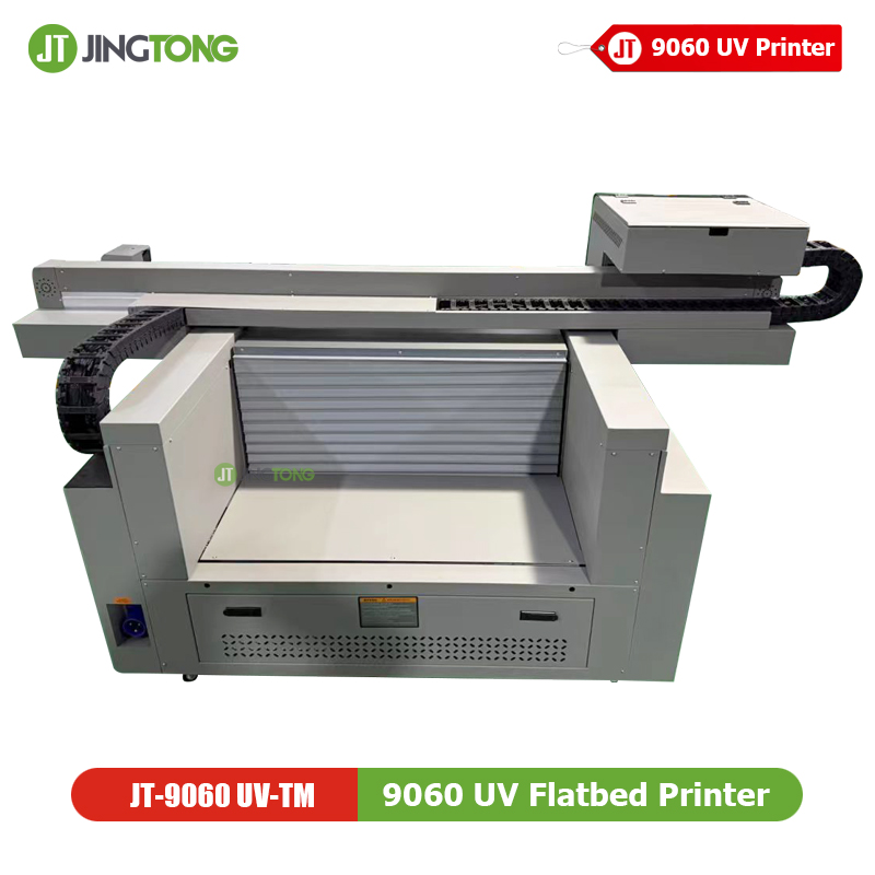 Professional 400mm High-Clearance Industrial 9060 UV Flatbed Printer with CCD AI Vision Positioning System