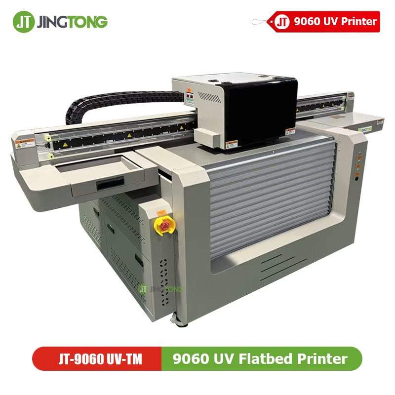 Professional 400mm High-Clearance Industrial 9060 UV Flatbed Printer with CCD AI Vision Positioning System