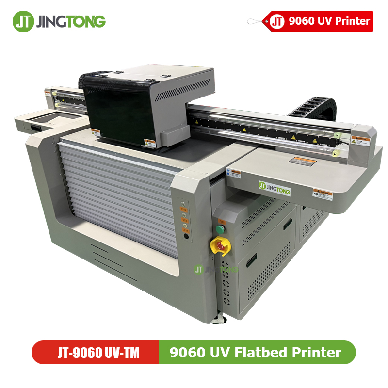 Professional 400mm High-Clearance Industrial 9060 UV Flatbed Printer with CCD AI Vision Positioning System