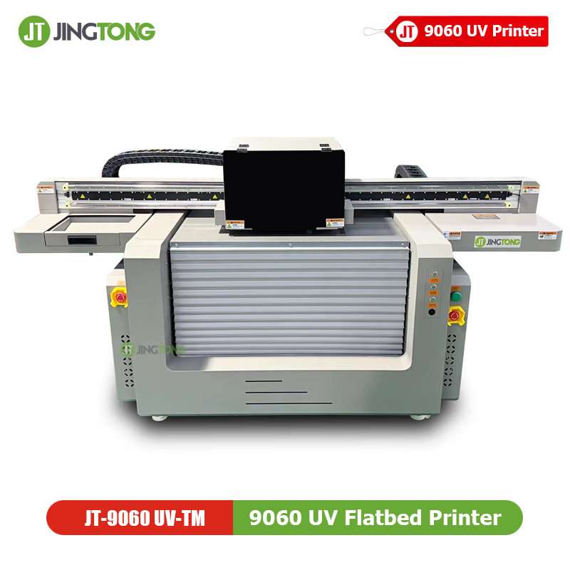 Professional 400mm High-Clearance Industrial 9060 UV Flatbed Printer with CCD AI Vision Positioning System