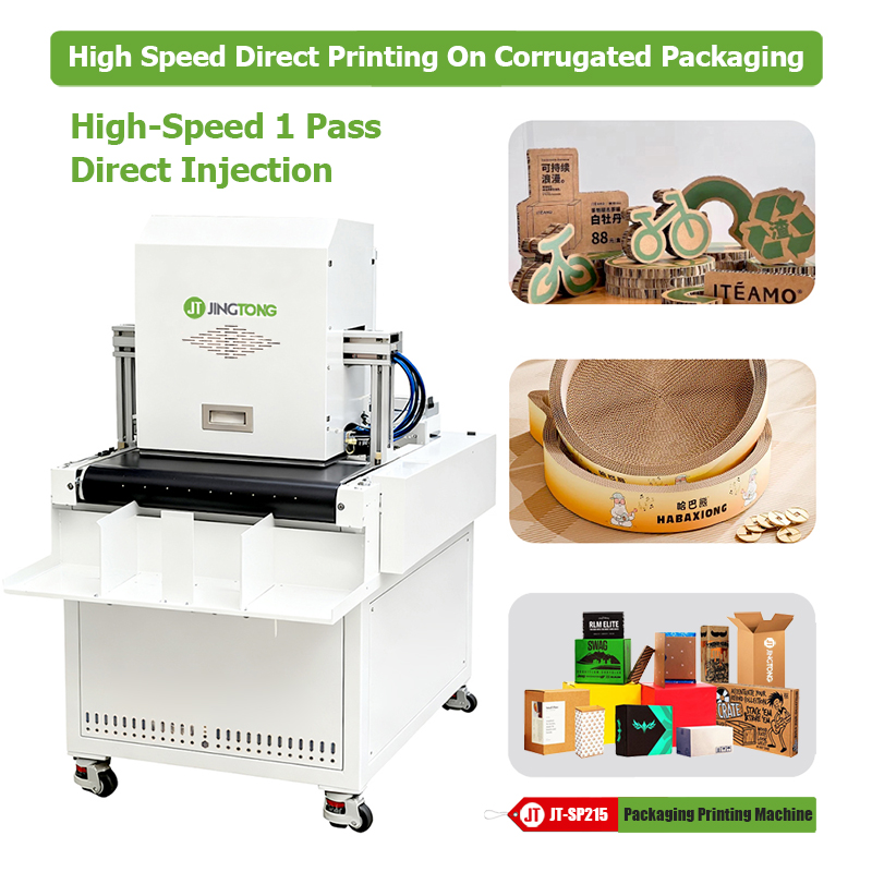 Compact 215mm HP Industrial One Pass Inkjet Printer for Packaging Printing