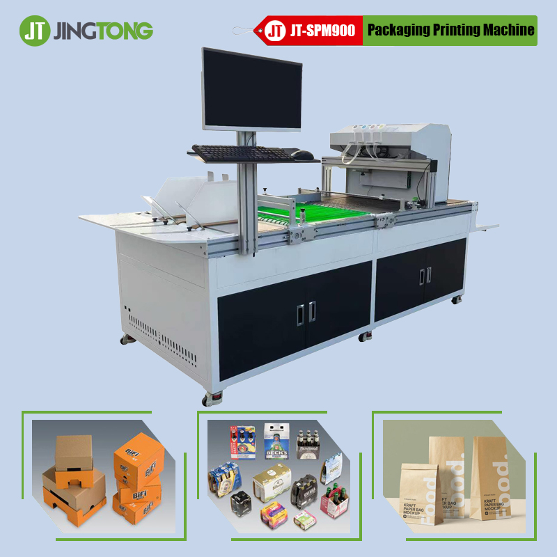 Digital Corrugated Printing Machine for On-Demand Box Production with Automatic Feeding