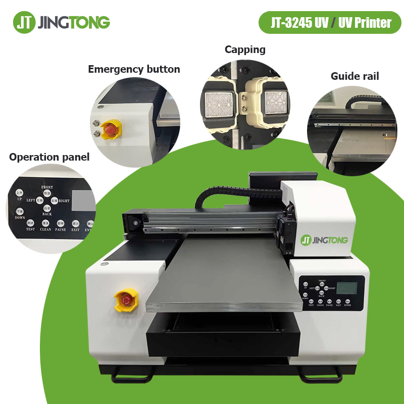 Advanced 3245 UV Flatbed Printer A3 UV Printing Machine Direct Print to Substrate