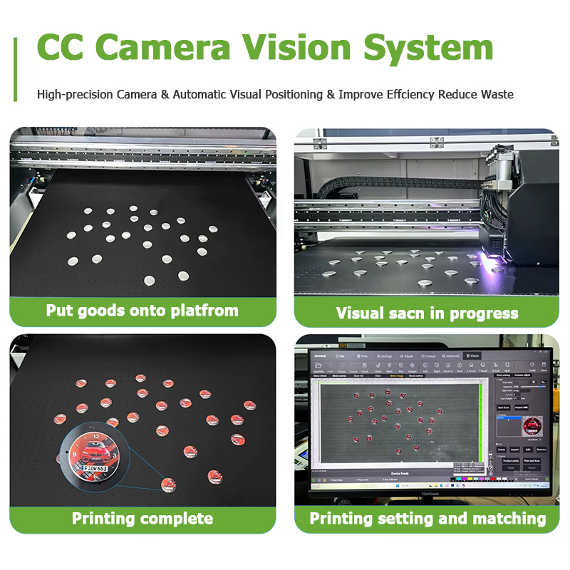 Multi-function 9060 CCD Vision UV Printer for Promotional Items and Custom Printing