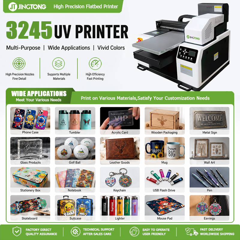 Advanced 3245 UV Flatbed Printer A3 UV Printing Machine Direct Print to Substrate