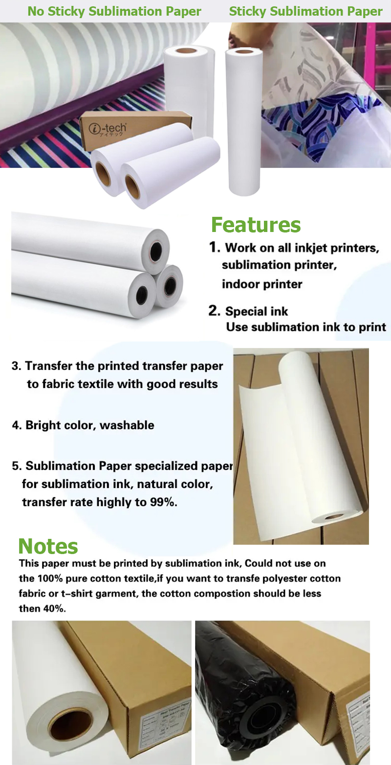 Dye sublimation paper for printer 2