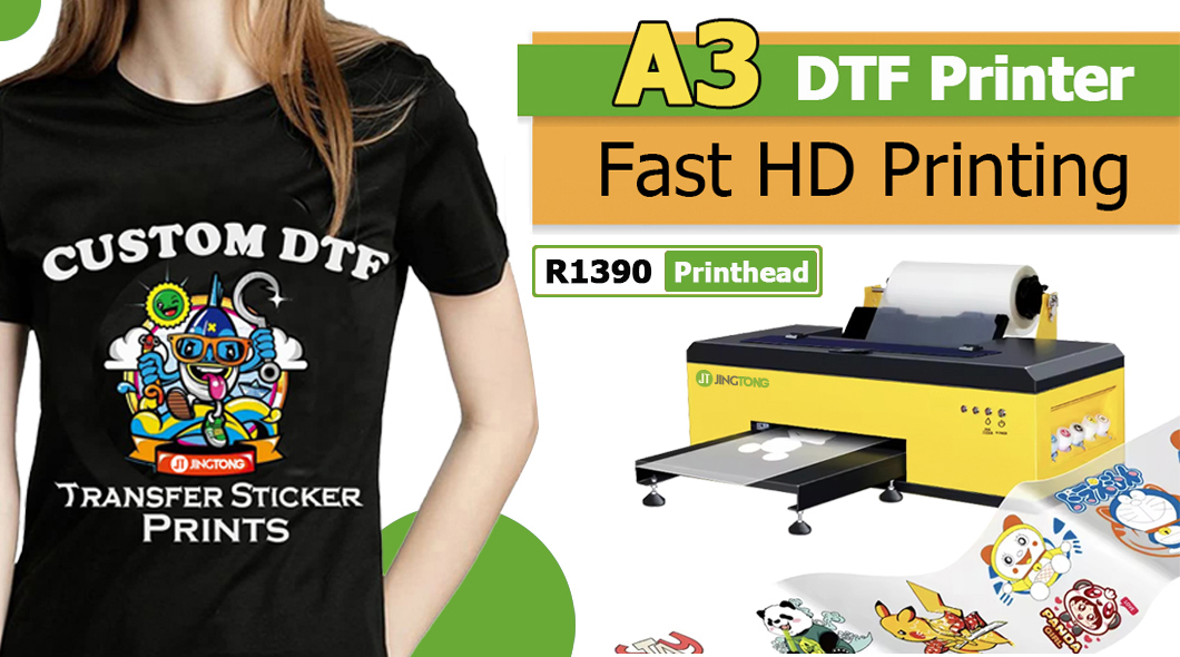R1390 Printhead A3 DTF Flatbed Printer for t shirts 1