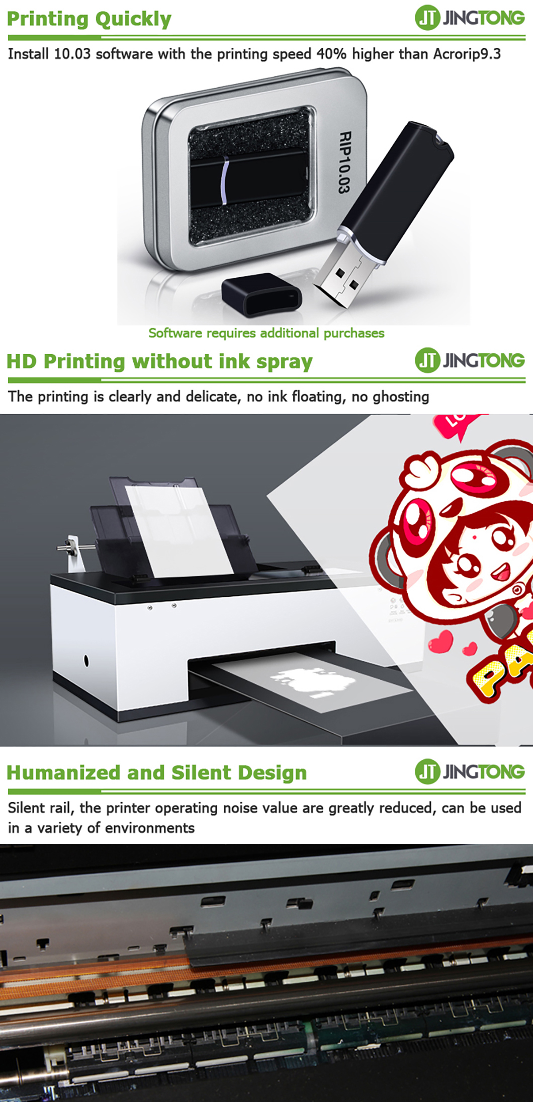 a3 13inch dtf printer with 1390 printhead 2