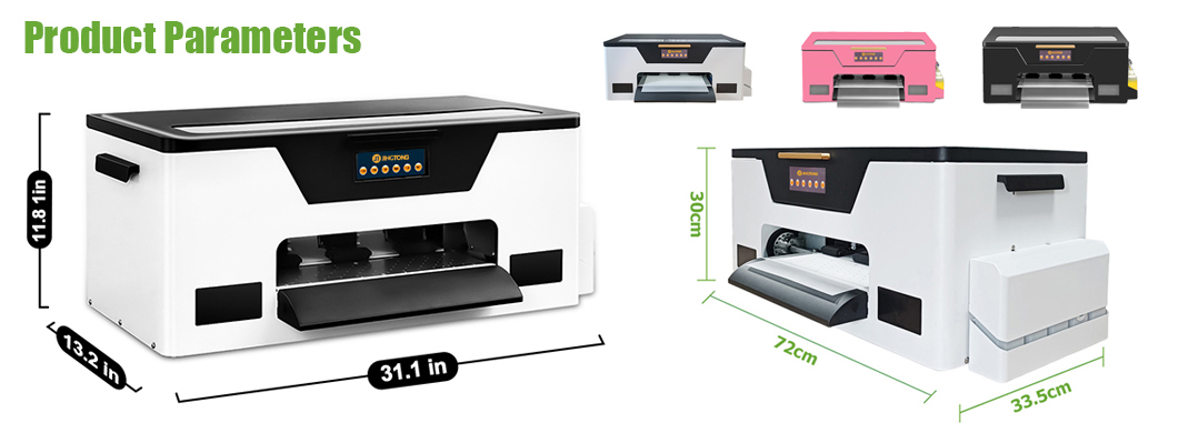 A3 DTF Printer 13inch DTF printing machine with xp600 heads 3