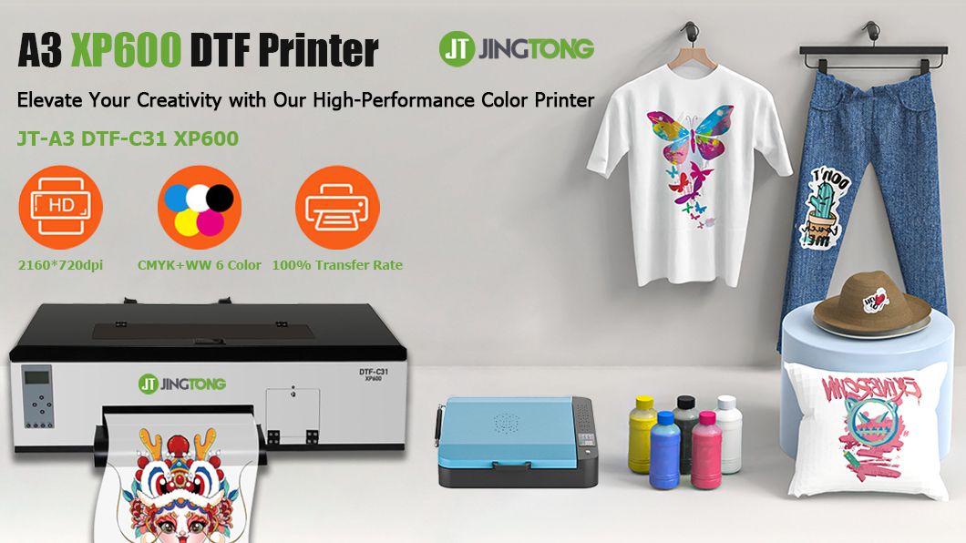 A3 Plus Desktop DTF Printer XP600 Head T Shirt Printing Machine 1