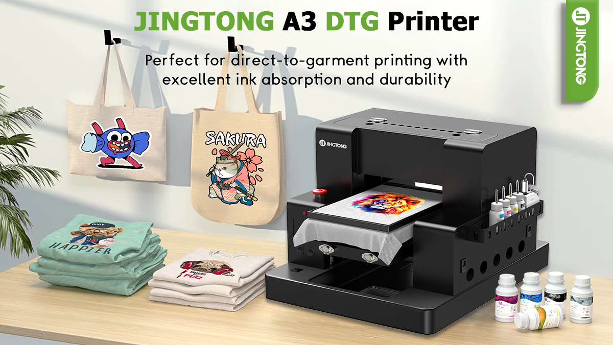 Jingtong A3 DTG Direct to garment Printer with Epson L805 Head 1