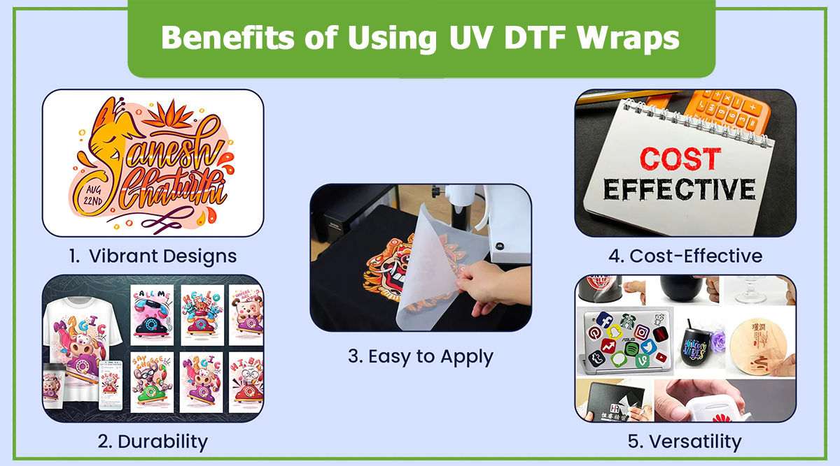 Benefits of Using UV DTF Wraps -Jingtong Printer