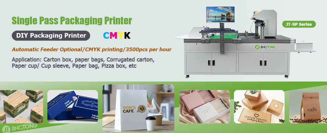 JT-SP645 Single-Pass Corrugated Cardboard Digital Printer Custom Digital Packaging Printing Machine 1