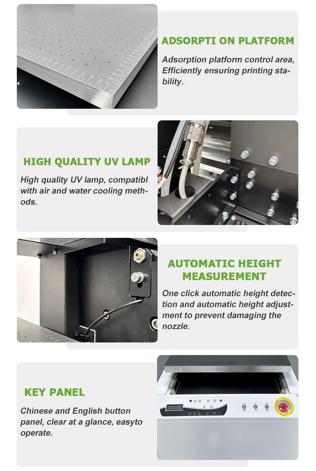 High Resolution Multifunctional 6090 UV Printer for Acrylic, Metal, Wood & Custom Printing 4