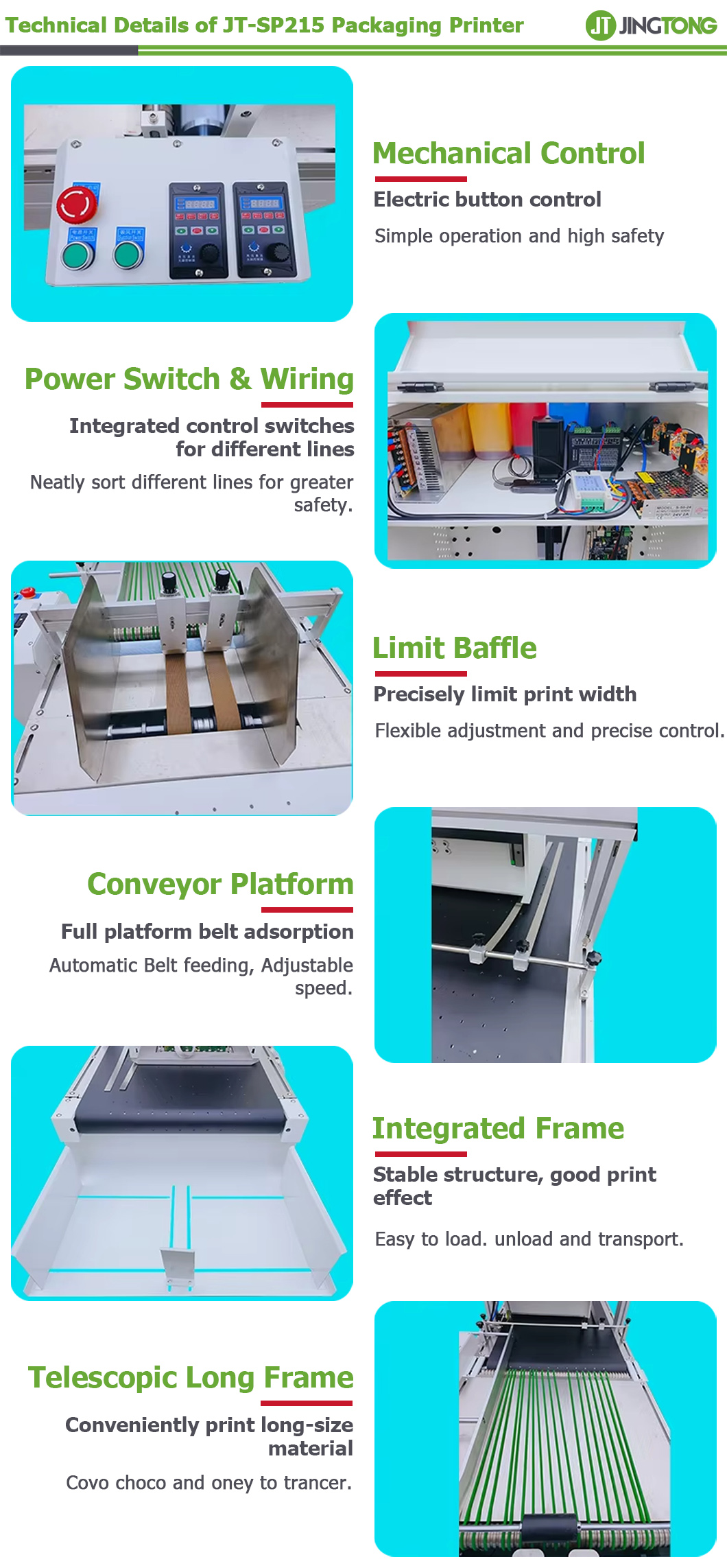 Compact 215mm HP Industrial One Pass Inkjet Printer for Packaging Printing 3