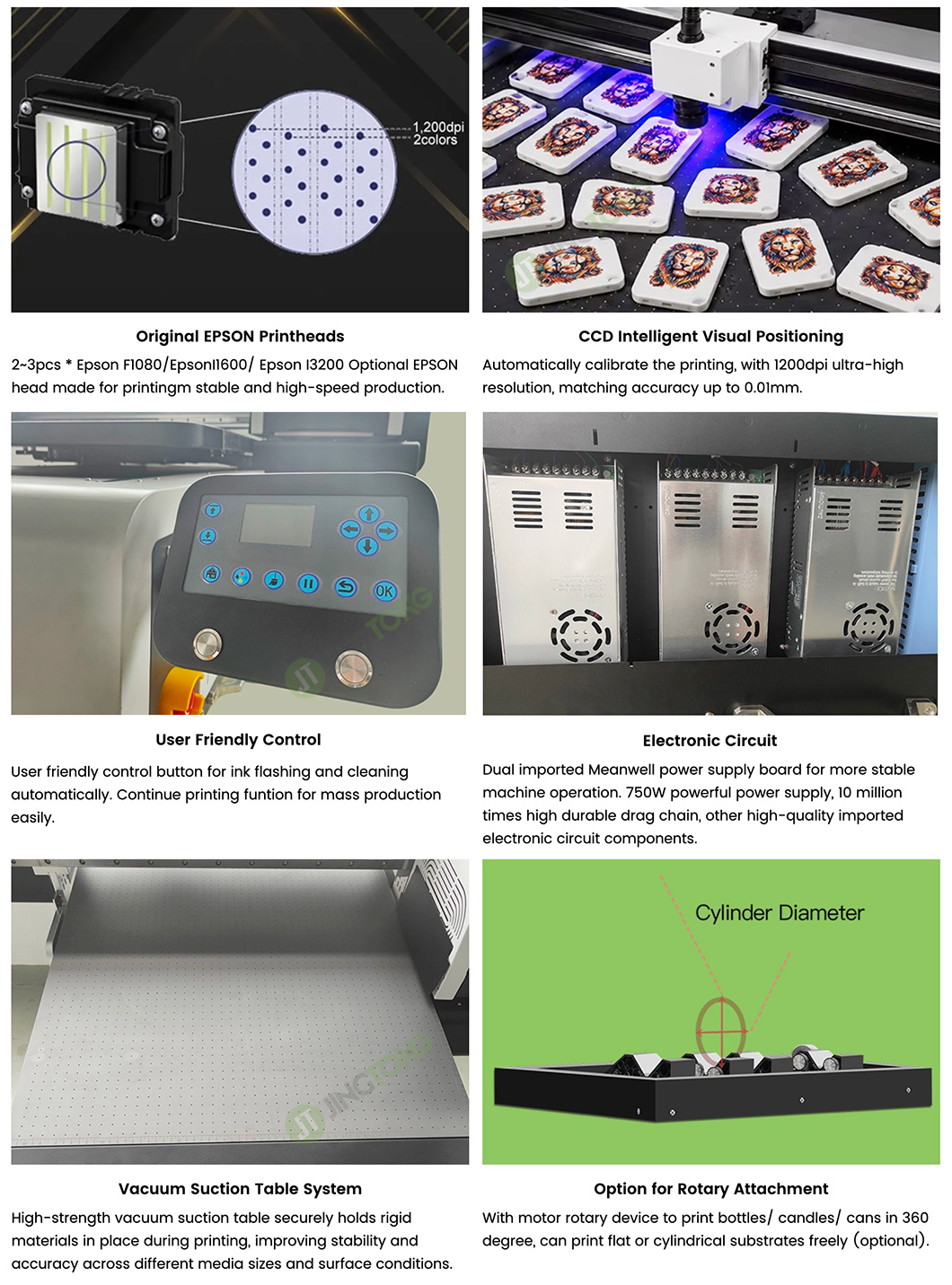 Multi-function 9060 CCD Vision UV Flatbed Printer for Promotional Items 3 Multi-function 9060 CCD Vision UV Flatbed Printer for Promotional Items 3